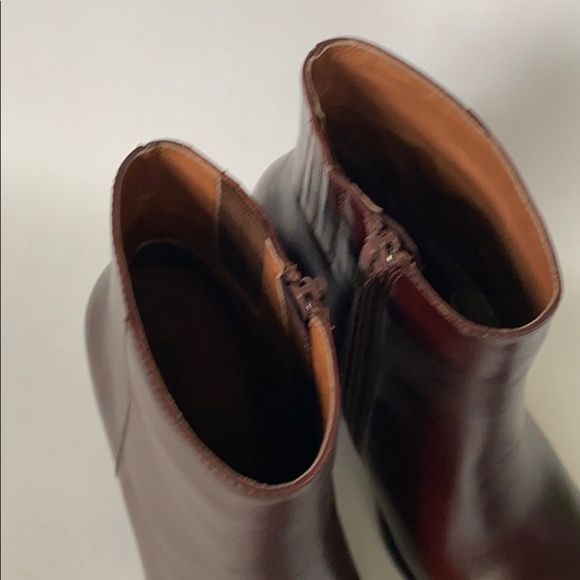 NEW Jeffrey Campbell Flynn Burgundy Boots Size 6 - Picture 11 of 15